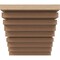Ekena Millwork 9"W x 9"D x 9"H Wide Landon Rough Cedar Woodgrain TimberThane Corbel, Primed Tan CORUR09X09X09LANRCPR - alternate 2